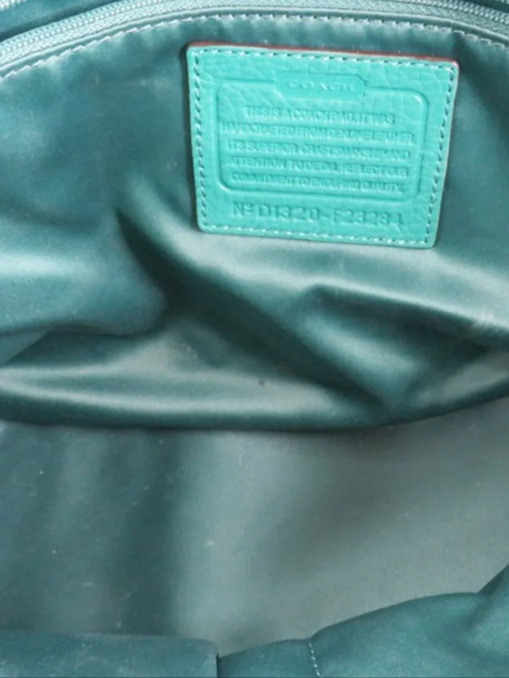 Coach Carrie Pebble Leather Shoulder Bag